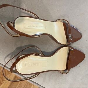 Vince Camuto Tan Strappy Heels